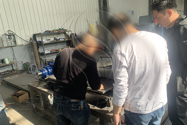 Shandong Customers Visit Copper Wire Recycling Equipment